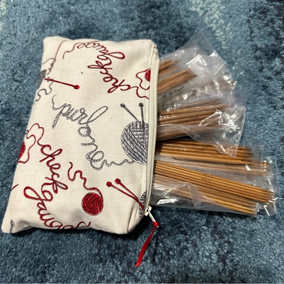 Knitting Lot - Project Bag, Double Point, and Circular Needles - Picture 5 of 5